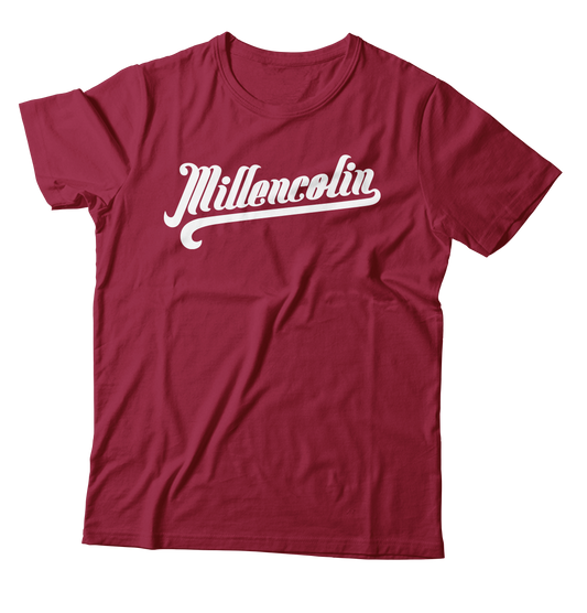 MILLENCOLIN - "Baseball Logo" (Cardinal Red) (T-Shirt)