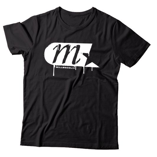 MILLENCOLIN - "M-Star Spray Logo" (Black) (T-Shirt)