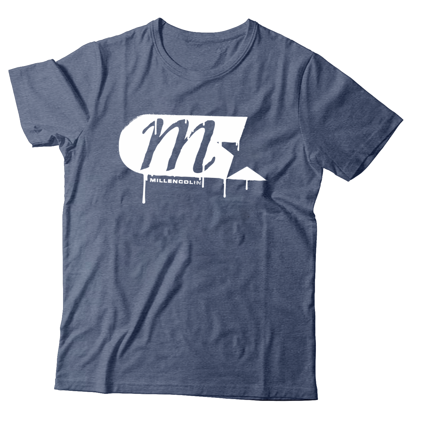MILLENCOLIN - "M-Star Spray Logo" (Blue Jean) (T-Shirt)