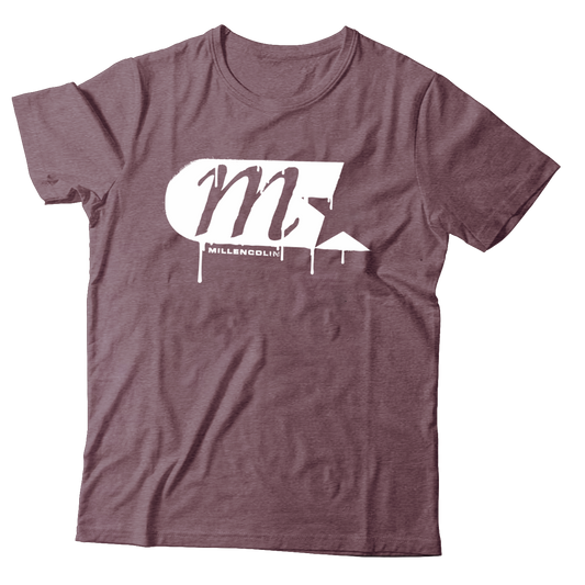 MILLENCOLIN - "M-Star Spray Logo" (Vineyard) (T-Shirt)