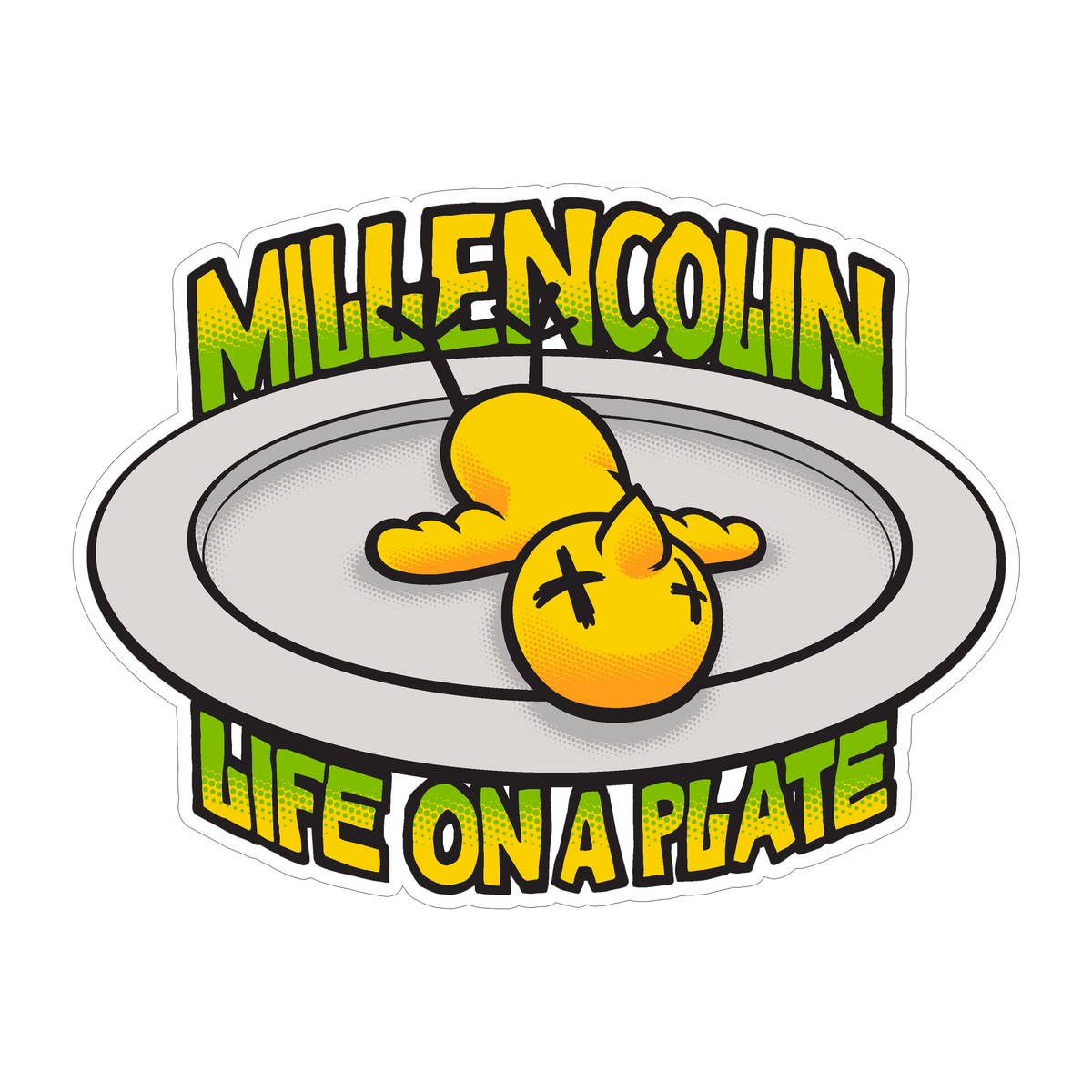 MILLENCOLIN - "Life On A Plate / 2026" (Sticker)