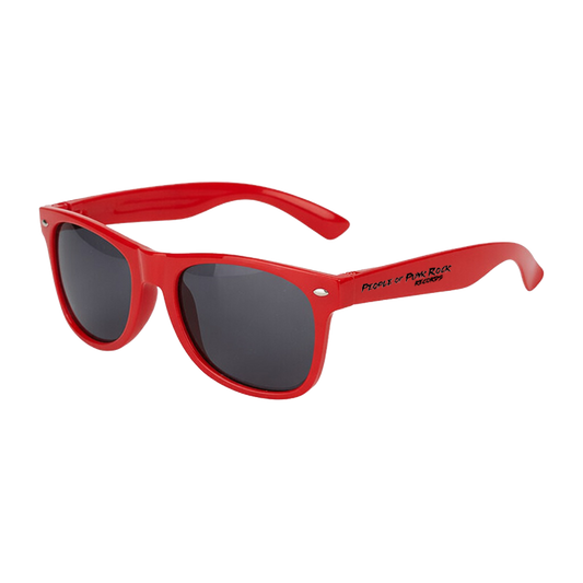 POPR Records - "Trasher Logo" (Red) (Sunglasses)