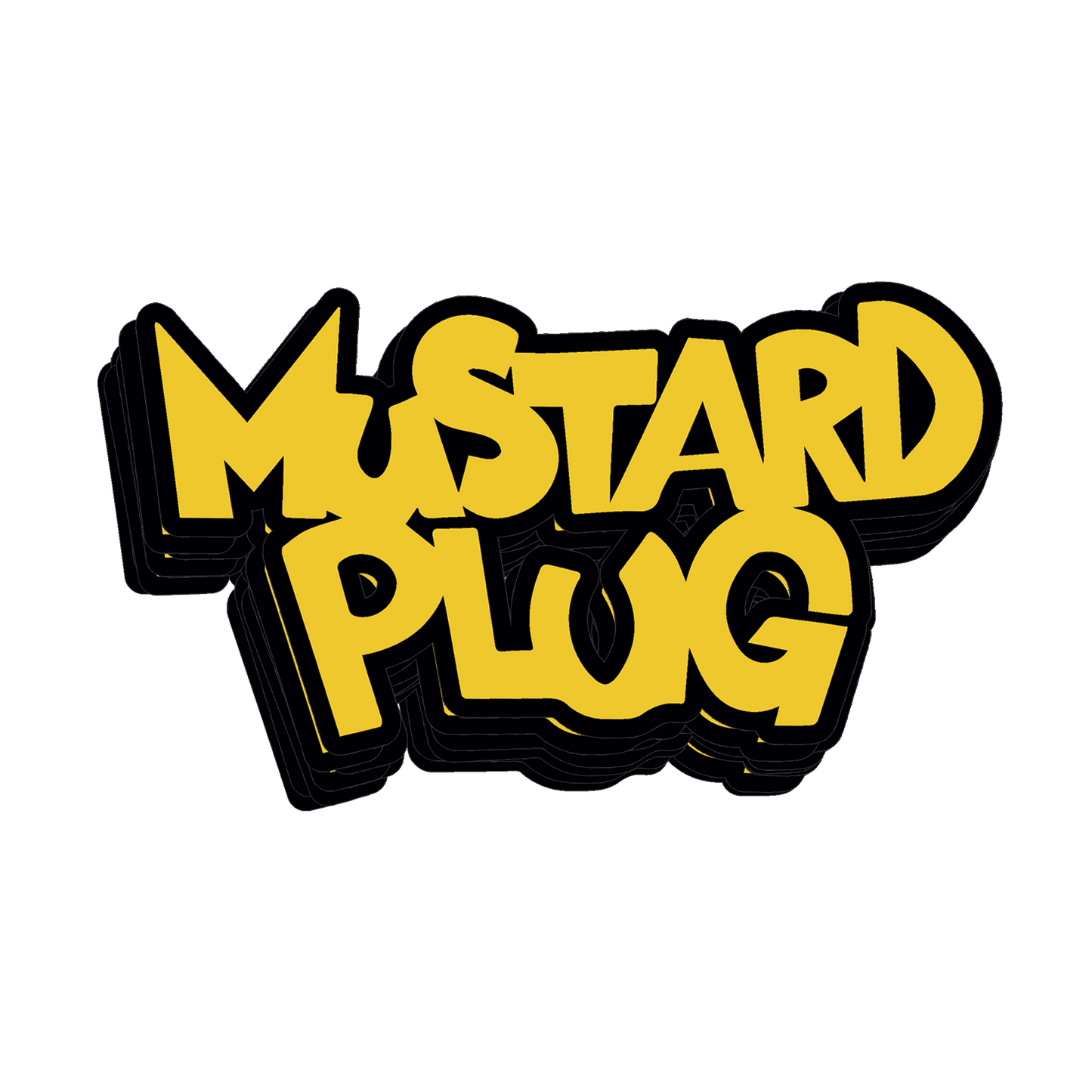 MUSTARD PLUG - 10 x Logo (Stickers)