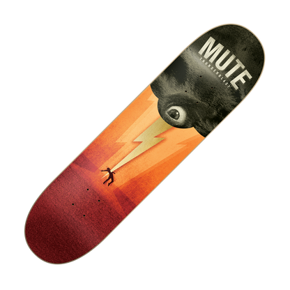 MUTE - "Thunderblast" (Skateboard Deck)