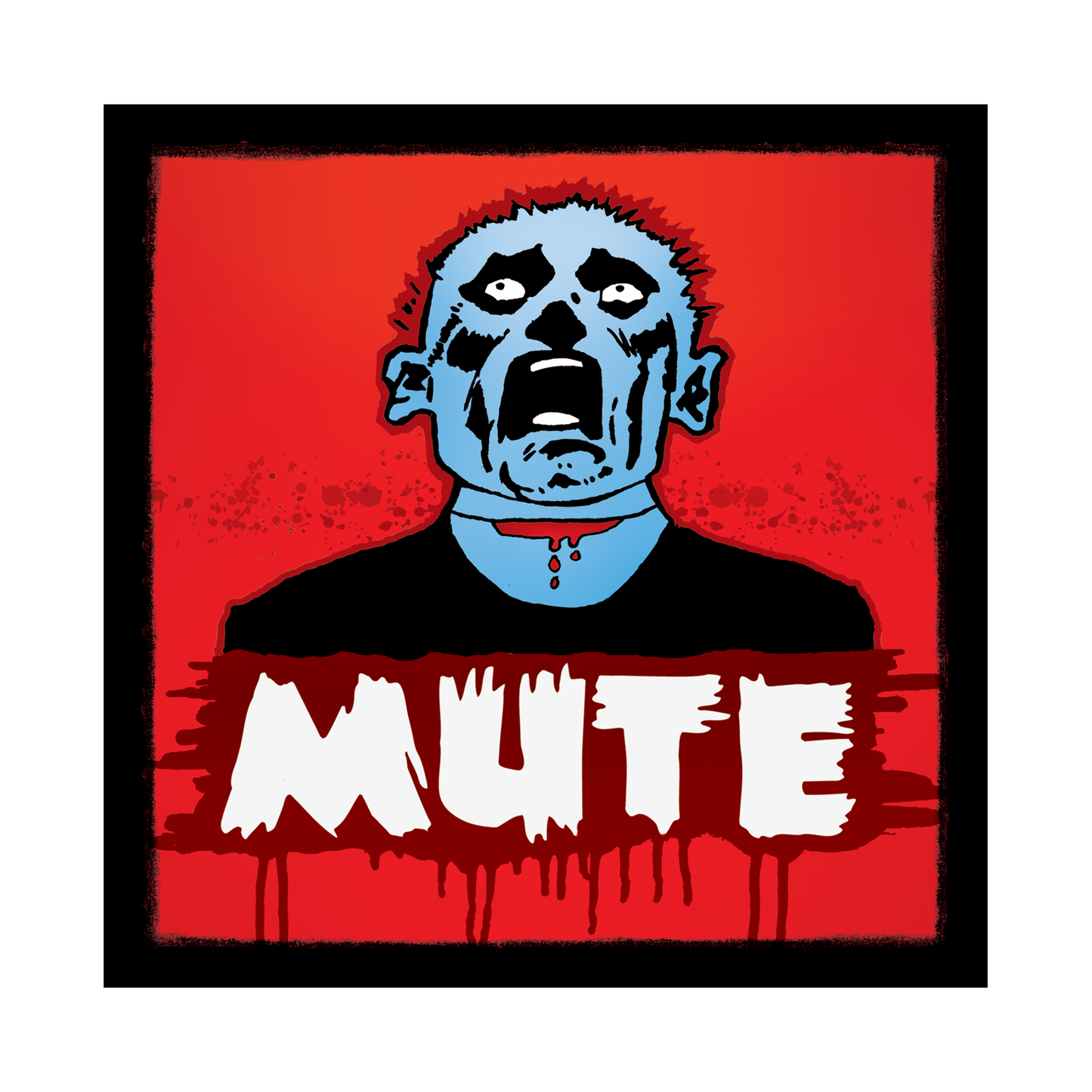 MUTE - Cutthroat (Sticker)