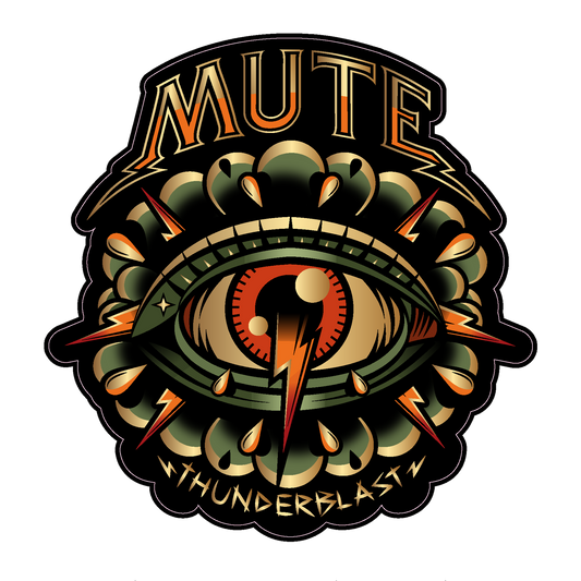 MUTE - Thunderblast Eye (Sticker)