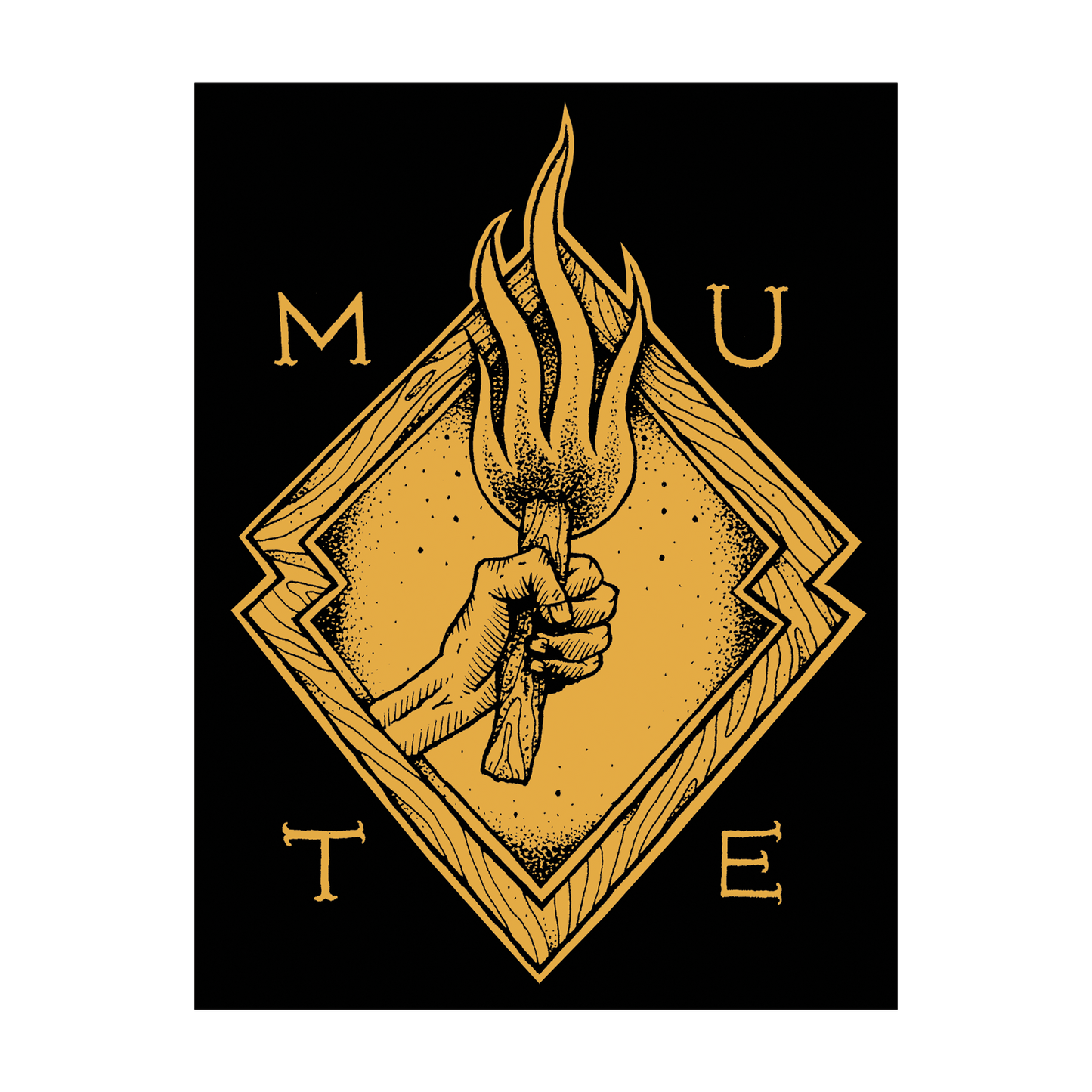 MUTE - Torch Logo (Sticker)