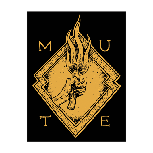 MUTE - Torch Logo (Sticker)