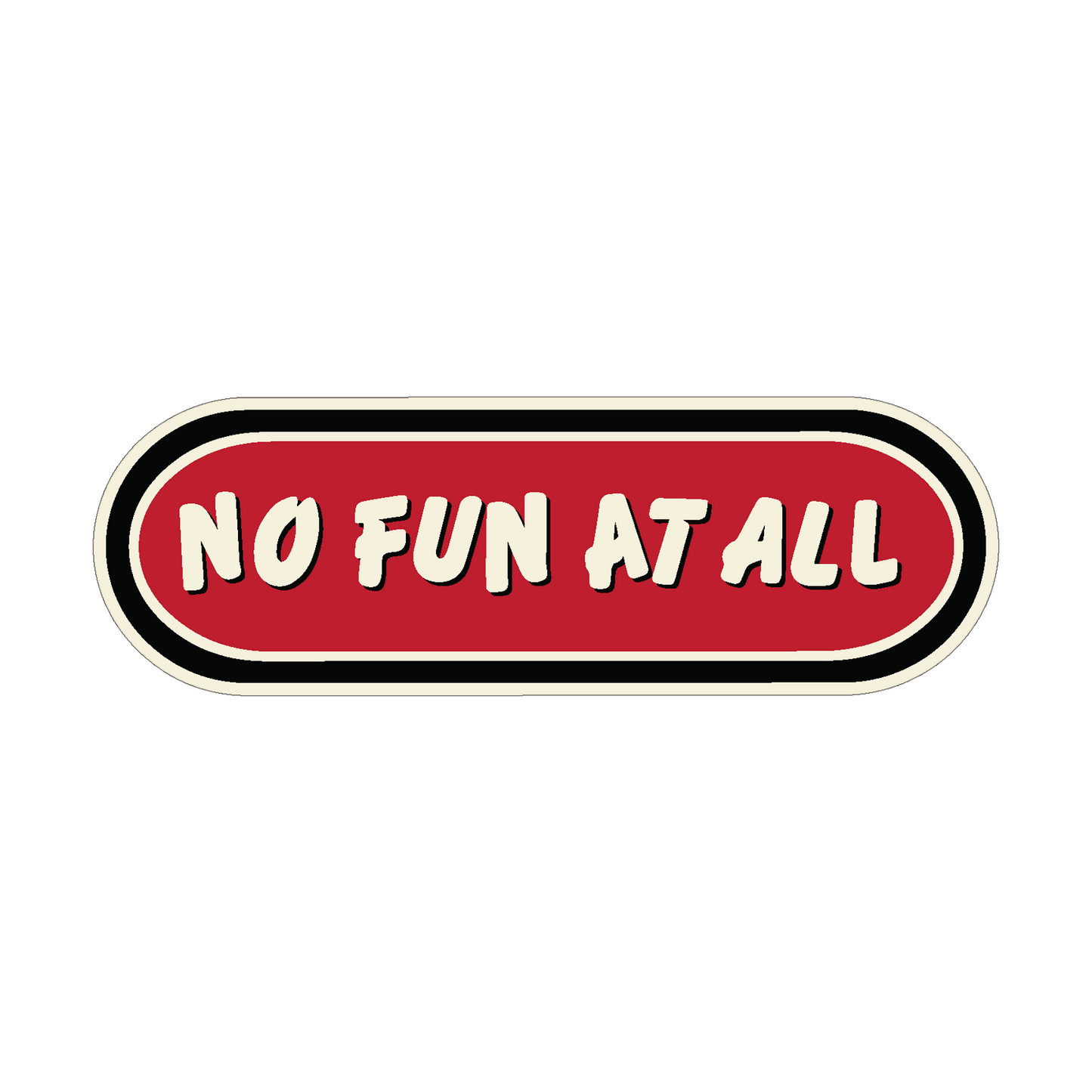 NO FUN AT ALL - Logo (Sticker)