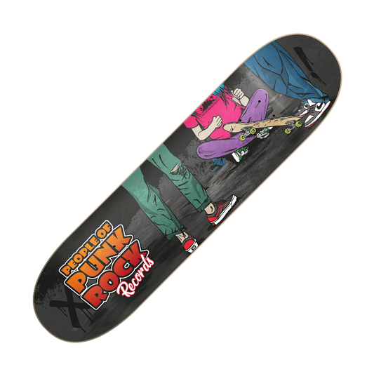 PEOPLE OF PUNK ROCK RECORDS - "POPR Records" (Skateboard Deck)