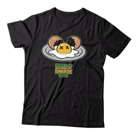 POPR Records - "Life On A Plate" (Black) (T-Shirt)
