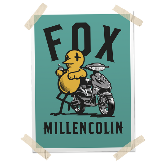 MILLENCOLIN - "Fox / Red Bridge Fest 2024 / #2" (Screen Printed Poster)