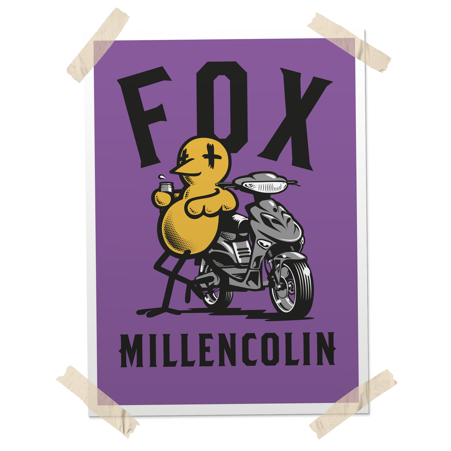 MILLENCOLIN - "Fox / Red Bridge Fest 2024" (Screen Printed Poster)