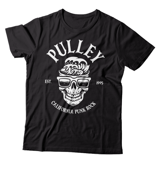 PULLEY - "California" (Black) (T-Shirt)