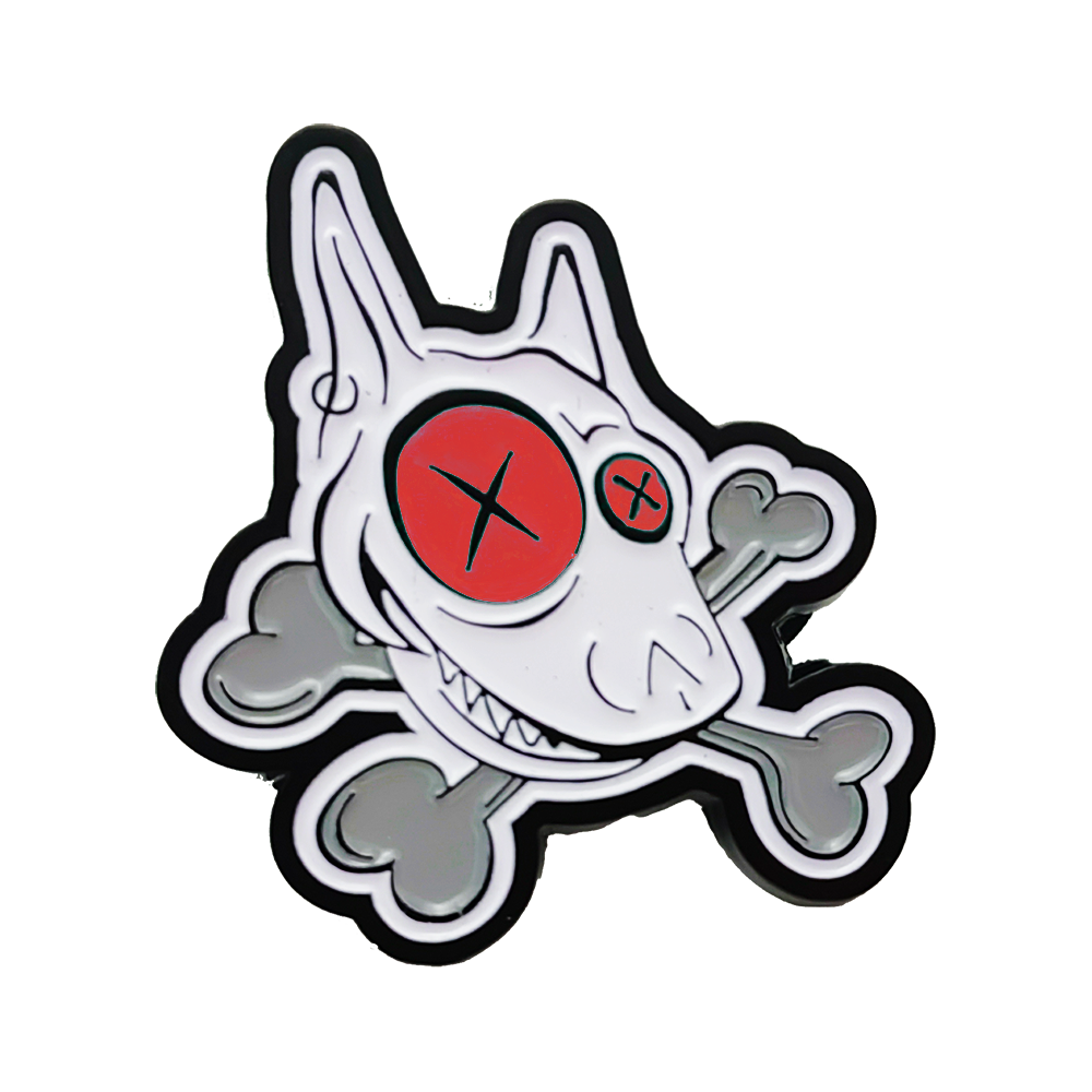RED BRIDGE FEST - "Skull" (Red) (Enamel Lapel Pin)