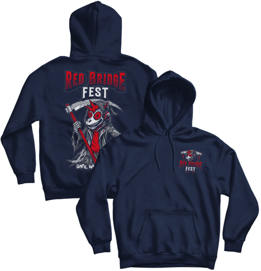 RED BRIDGE FEST - "2027 / Until We Meet Again..." (Navy Blue) (Pullover Hoodie)