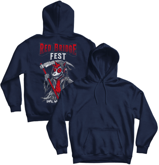 RED BRIDGE FEST - "2027 / Until We Meet Again..." (Navy Blue) (Pullover Hoodie)