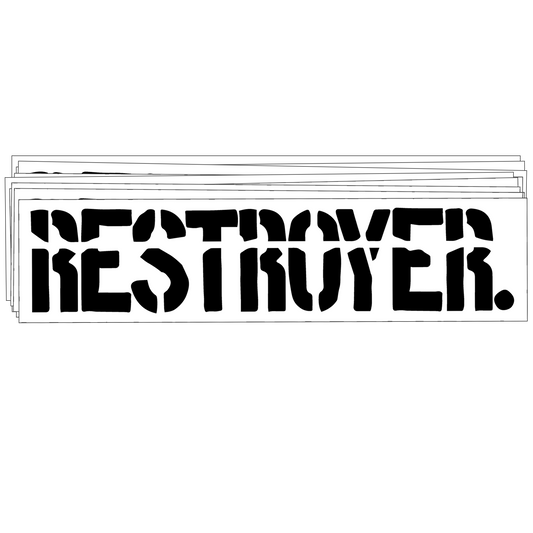 RESTROYER. - 10 x Logo (Stickers)