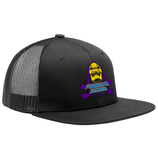 POPR Records - "Skeletor Logo" (Black) (Trucker Cap)