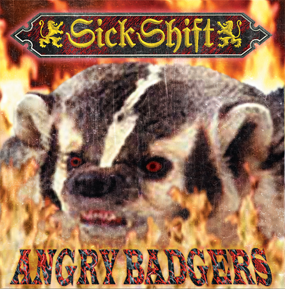 SICK SHIFT - "Angry Badgers" (LP Test Pressing)