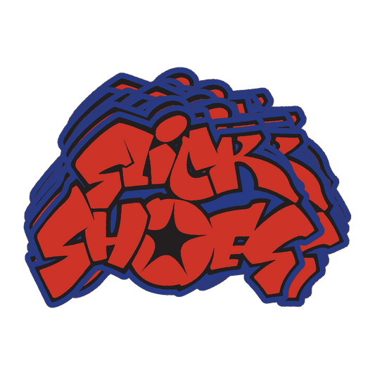 SLICK SHOES - 10 x 1997 Logo (Stickers)