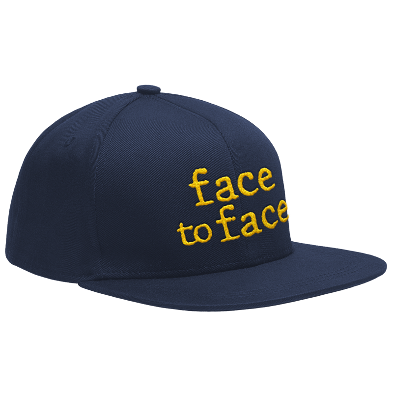 FACE TO FACE - "Big Choice" (Navy Blue) (Snapback Cap)