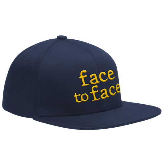 FACE TO FACE - "Big Choice" (Navy Blue) (Snapback Cap)