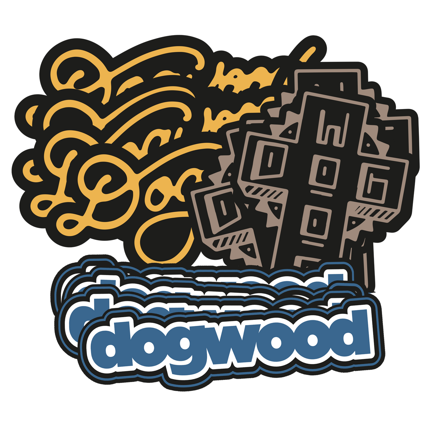 DOGWOOD - Stickers (12 Pack + Bonus)