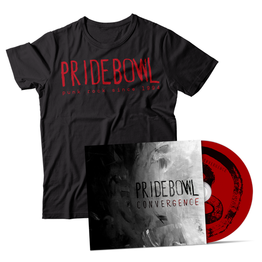 PRIDEBOWL - "Convergence" (CD + T-Shirt Bundle)