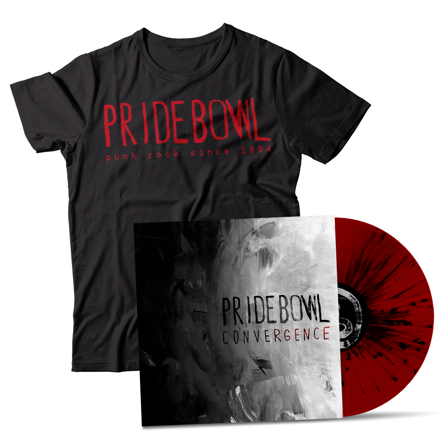 PRIDEBOWL - "Convergence" (LP + T-Shirt Bundle)
