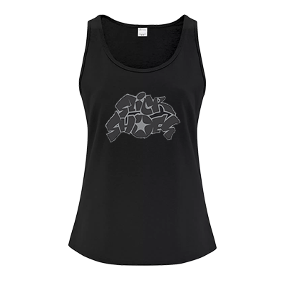 SLICK SHOES - "1997 Logo" (Black/Grey) (Ladies' Tank Top)