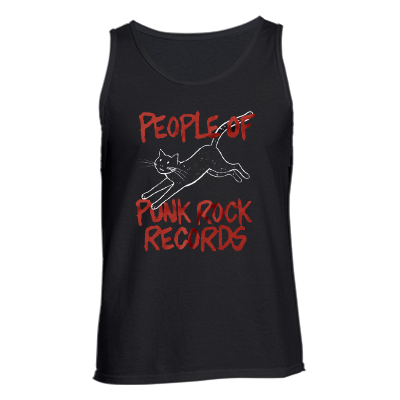 POPR Records - "Minor Threat Meow" (Black) (Tank Top)