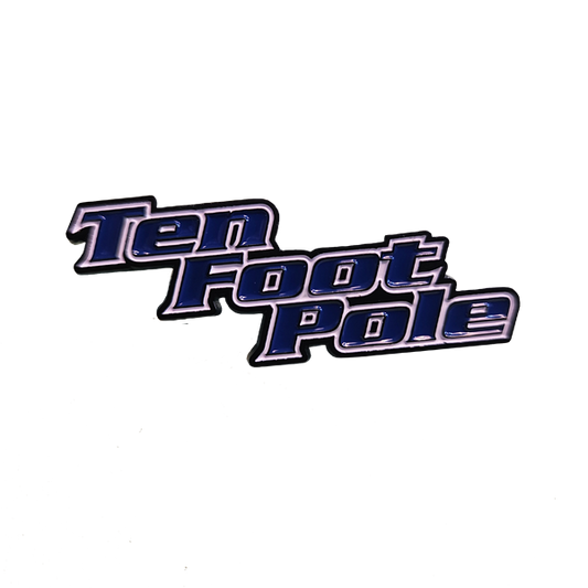 TEN FOOT POLE - "Logo" (Blue) (Enamel Lapel Pin)