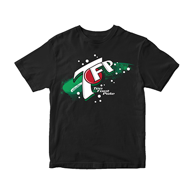 TEN FOOT POLE - "7Up" (Black) (Youth T-Shirt)