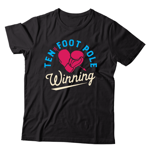 TEN FOOT POLE - "Winning Heart" (Black) (T-Shirt)