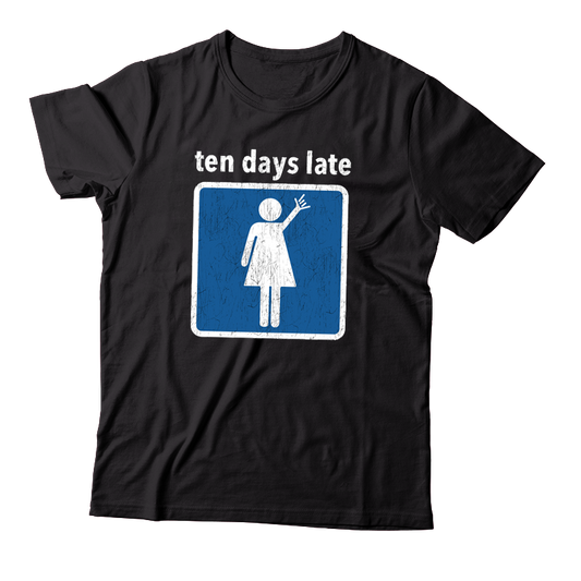 TEN DAYS LATE - "Go With The Flow" (Black) (T-Shirt)