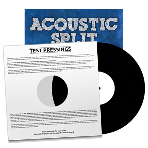 V/A - "Acoustic Split" (LP Test Pressing)