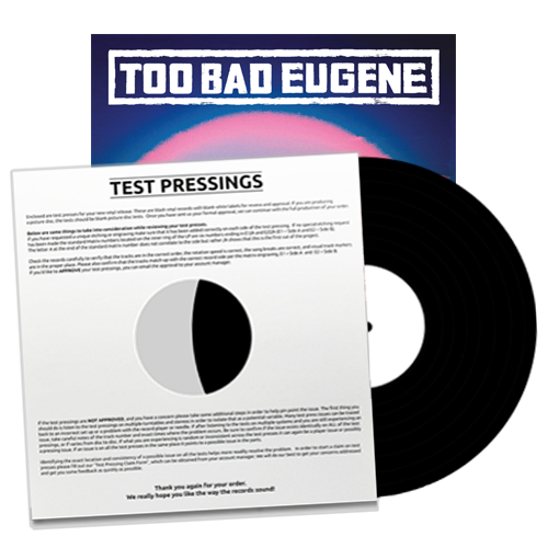 TOO BAD EUGENE - "Battle Scars" (LP Test Pressing)