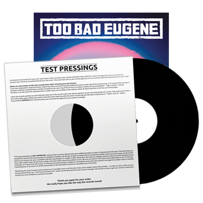 TOO BAD EUGENE - "Battle Scars" (LP Test Pressing)