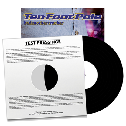 TEN FOOT POLE - "Bad Mother Trucker : Taylor's Version" (LP Test Pressing)