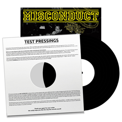 MISCONDUCT - "Like The Old Days" (LP Test Pressing)