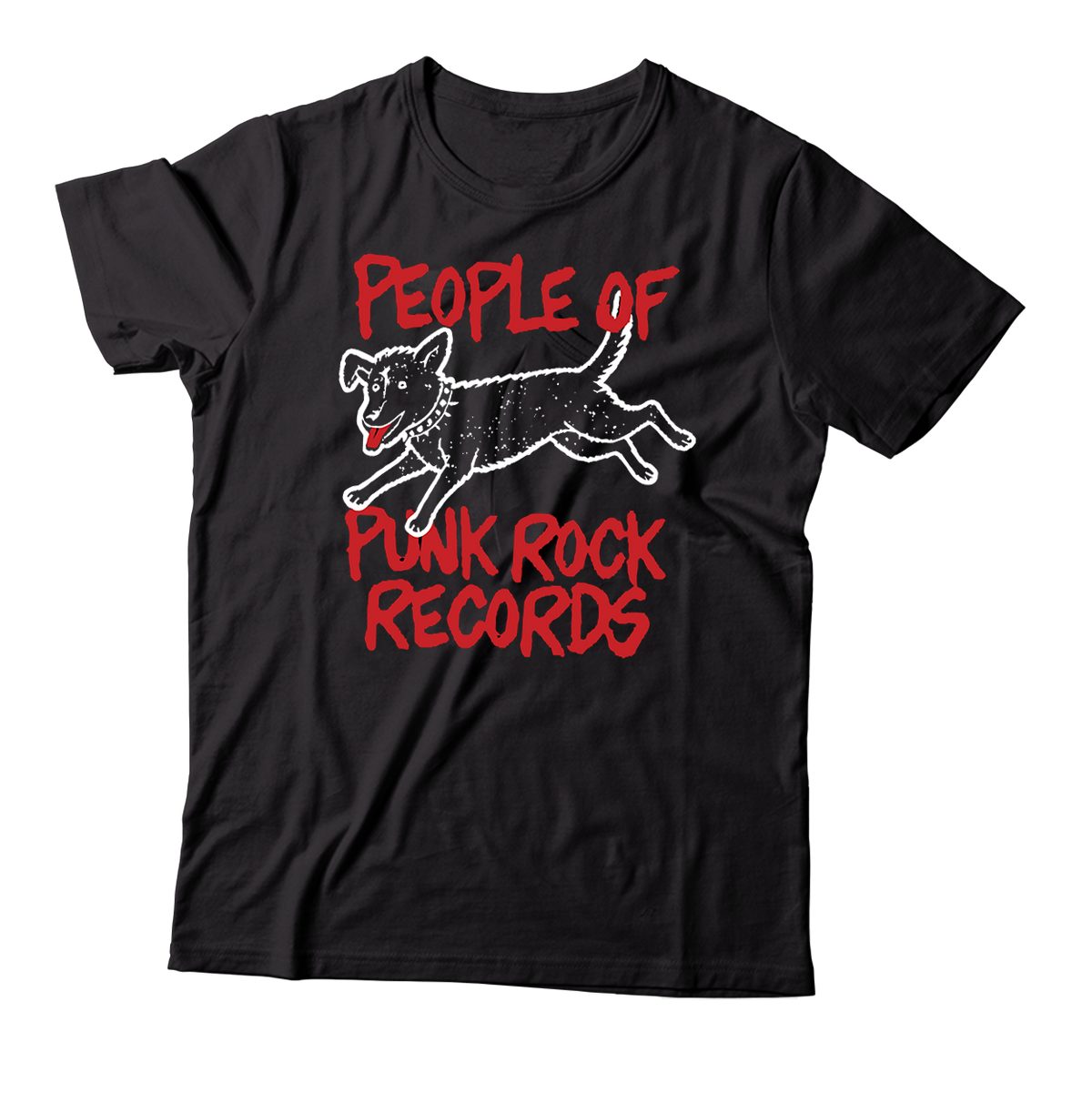 POPR Records - "Minor Threat Woof" (Black) (T-Shirt)