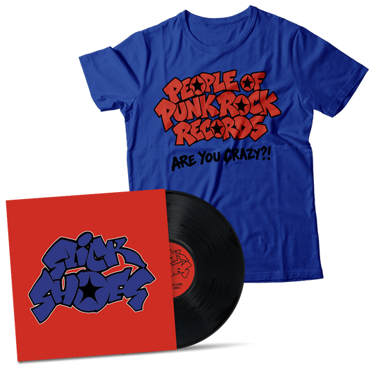 SLICK SHOES - "S/T 1997" (Black LP + POPR T-Shirt Bundle)
