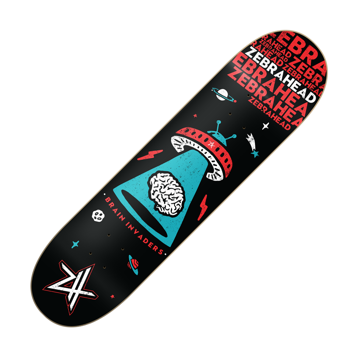 ZEBRAHEAD - "Brain Invaders" (Skateboard Deck)
