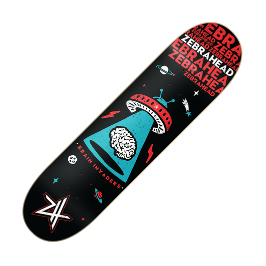 ZEBRAHEAD - "Brain Invaders" (Skateboard Deck)