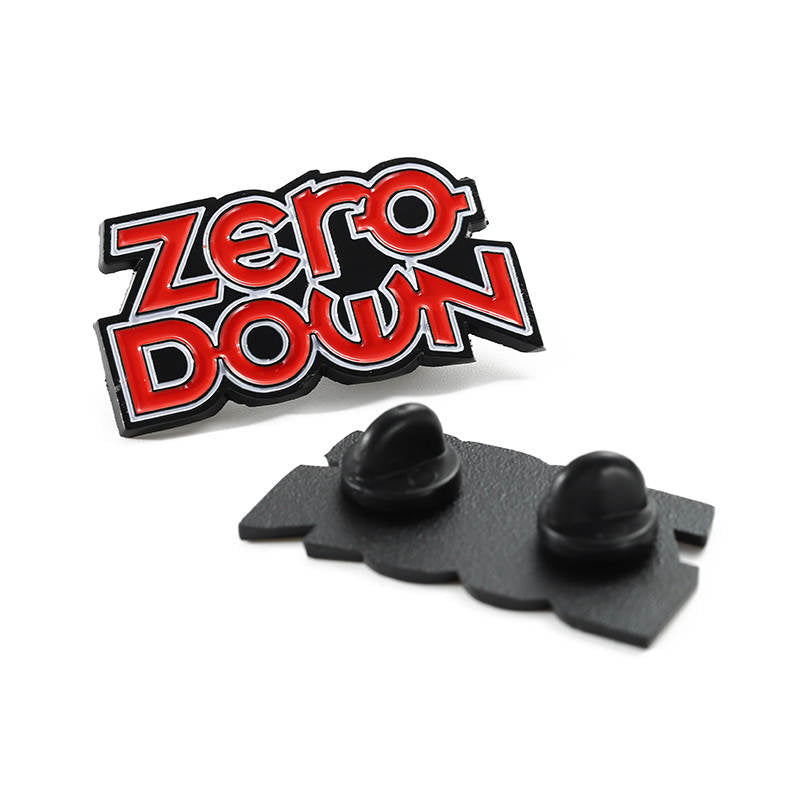 ZERO DOWN - "Logo" (Red) (Enamel Lapel Pin)