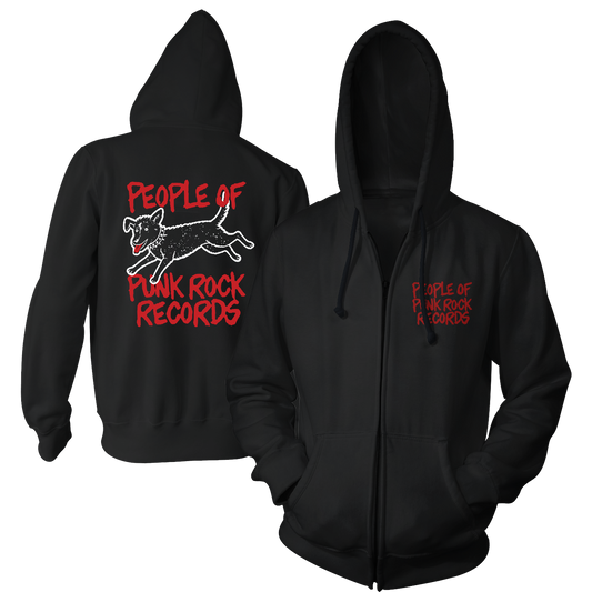 POPR Records - "Minor Threat Woof" (Zip Hoodie)