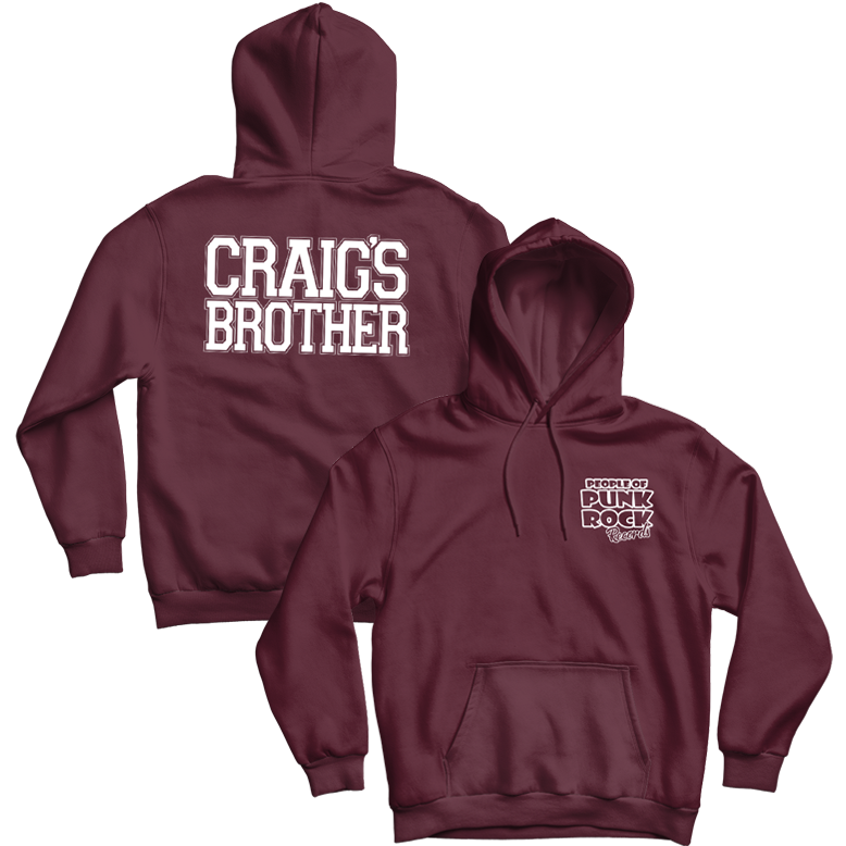 CRAIG'S BROTHER "Homecoming" (Maroon) (Pullover Hoodie)