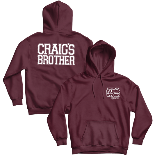CRAIG'S BROTHER "Homecoming" (Maroon) (Pullover Hoodie)
