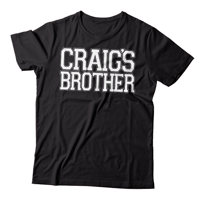 CRAIG'S BROTHER - "Homecoming" (Black) (T-Shirt)